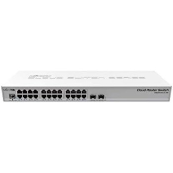 Mikrotik CRS326-24G-2S+RM 24 Port Gigabit Ethernet Switch with 2 SFP+ Ports