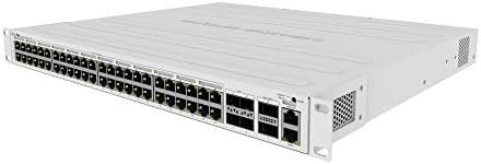 MikroTik CRS354-48P-4S+2Q+RM Switch has 48 x 1G RJ45 Ports and 4 x 10G SFP+