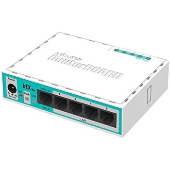 Mikrotik RouterBOARD hEX lite 5 ports router 5 X 10/100 PoE OSL4 - (RB750r2)